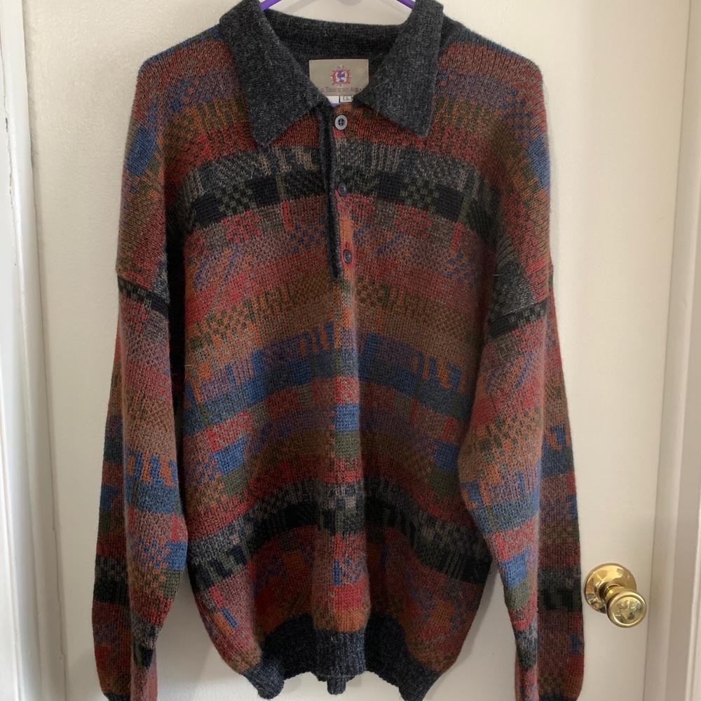 The Territory Ahead alpaca sweater Sz L